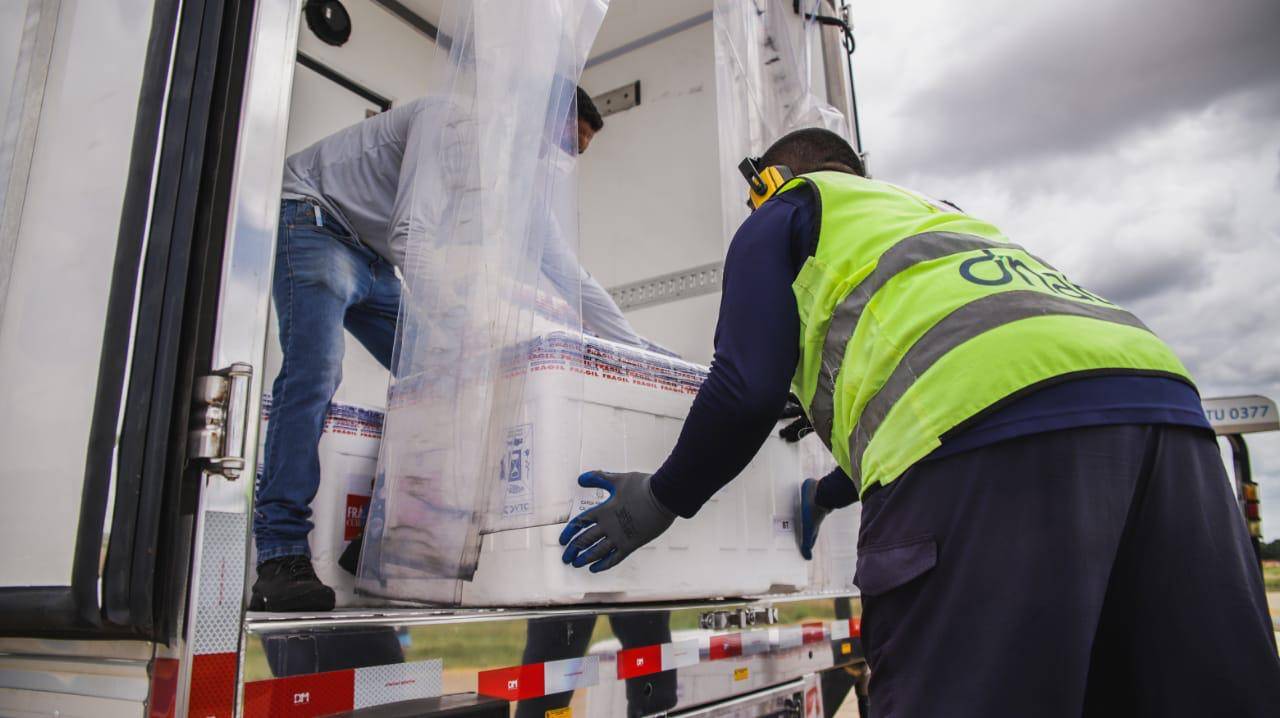 Piauí recebe mais 47 mil doses para vacinação contra a Covid-19